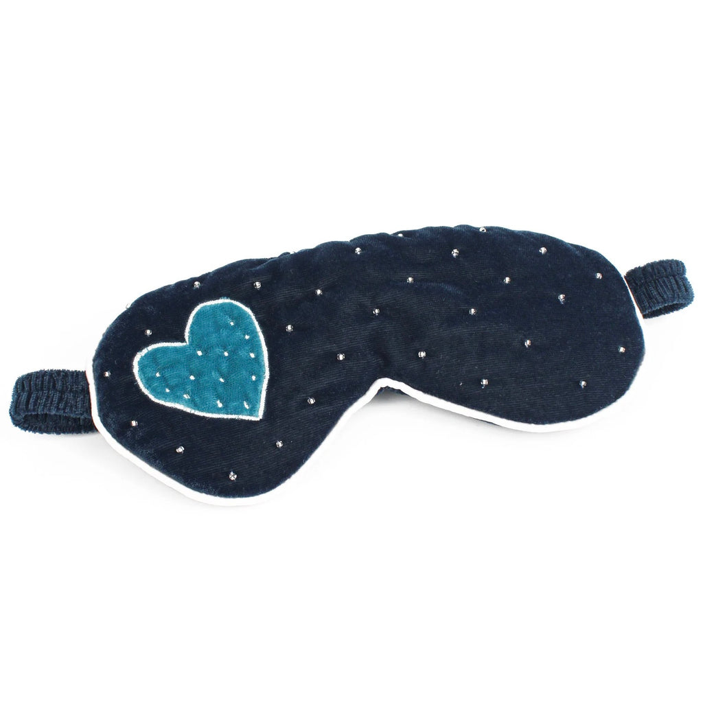 Blue Heart Eye Mask