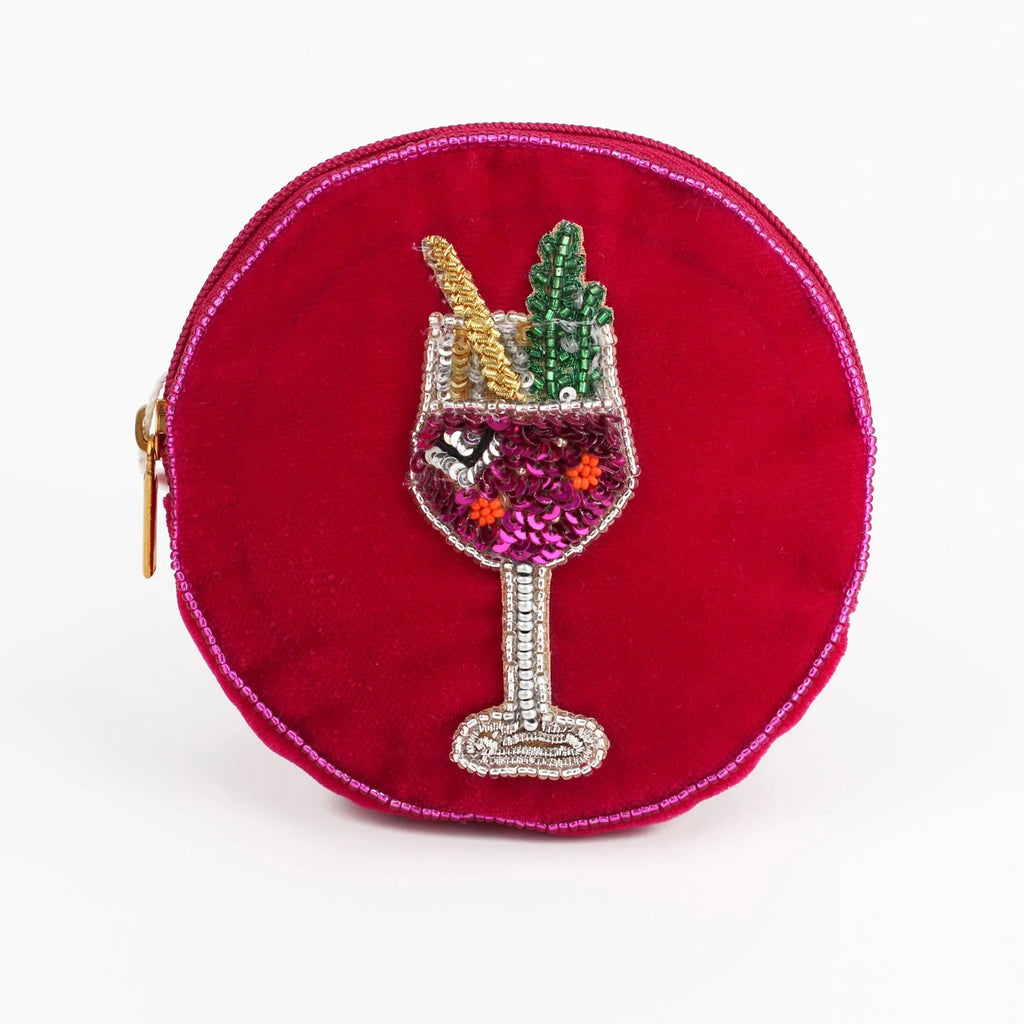 Pink Fizz Round Pouch