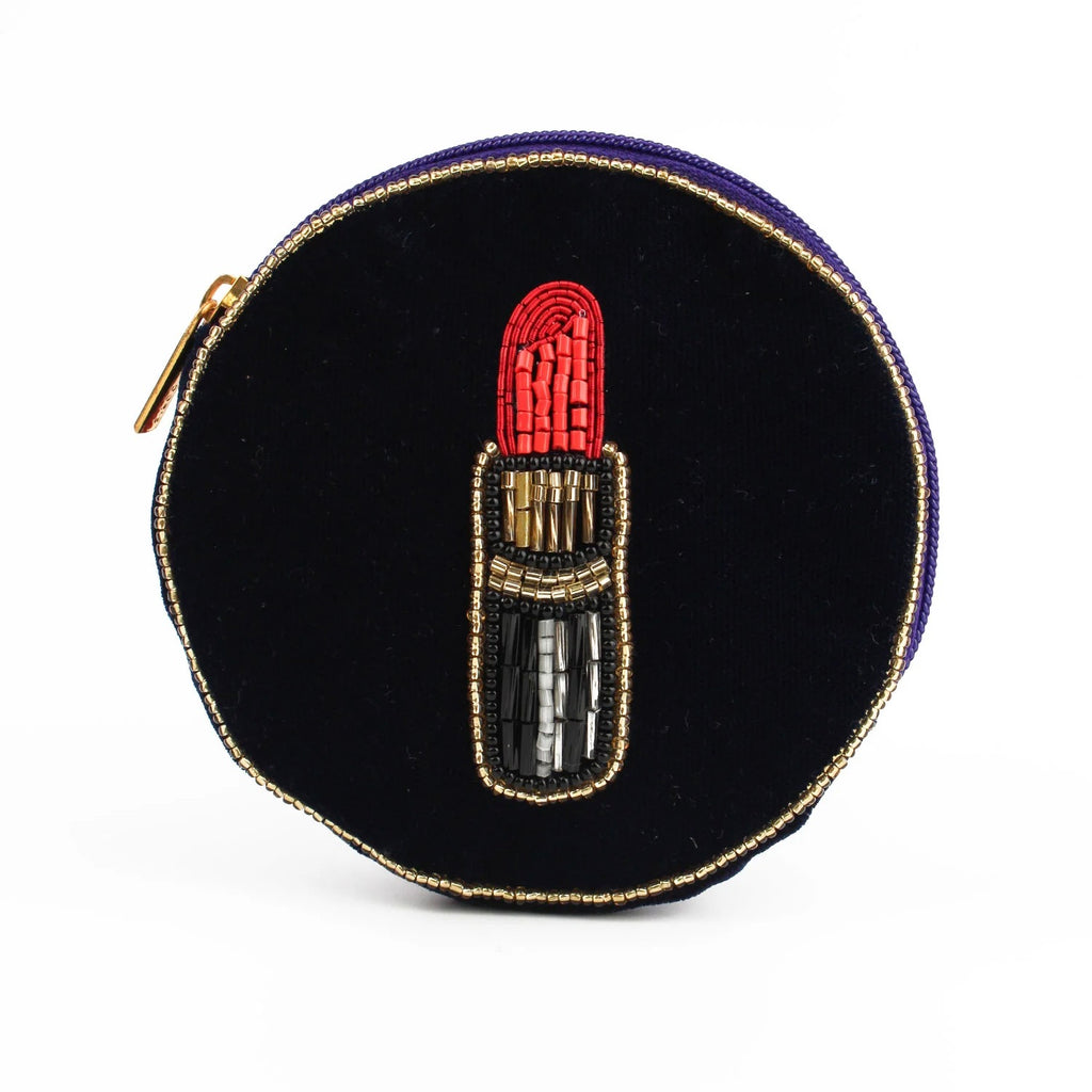 Lipstick Round Pouch