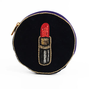 Lipstick Round Pouch