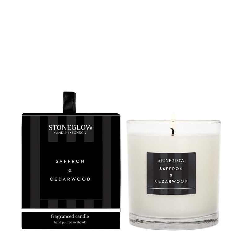 Saffron & Cedarwood Candle