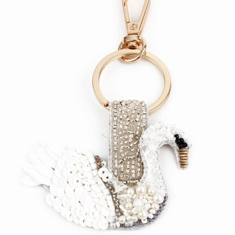 Swan Keyring