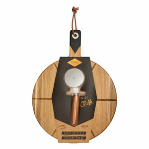 Pizza Cutter & Serving Board