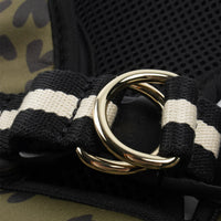 Khaki & Black Heart Dog Harness