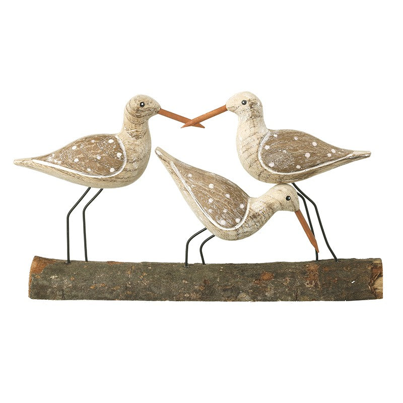 Wooden Seagulls Scene