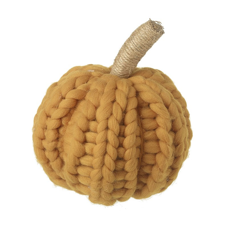 Knitted Orange Pumpkin