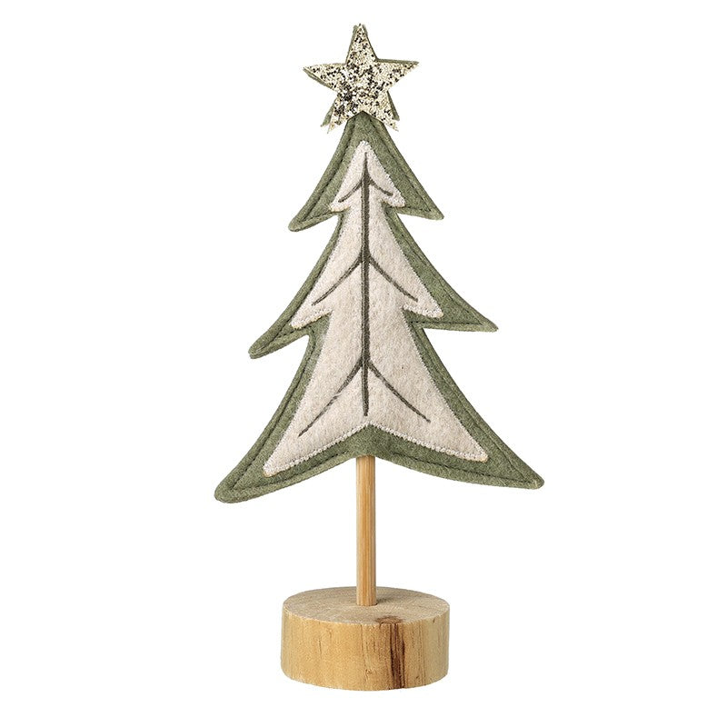 Khaki Felt Tree