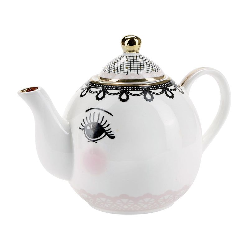 Lace Eyes Teapot