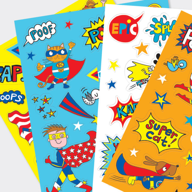 Super Hero Stickers