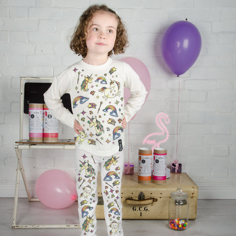 Unicorn Colour In Pj's