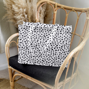 Monochrome Spots Tote Bag