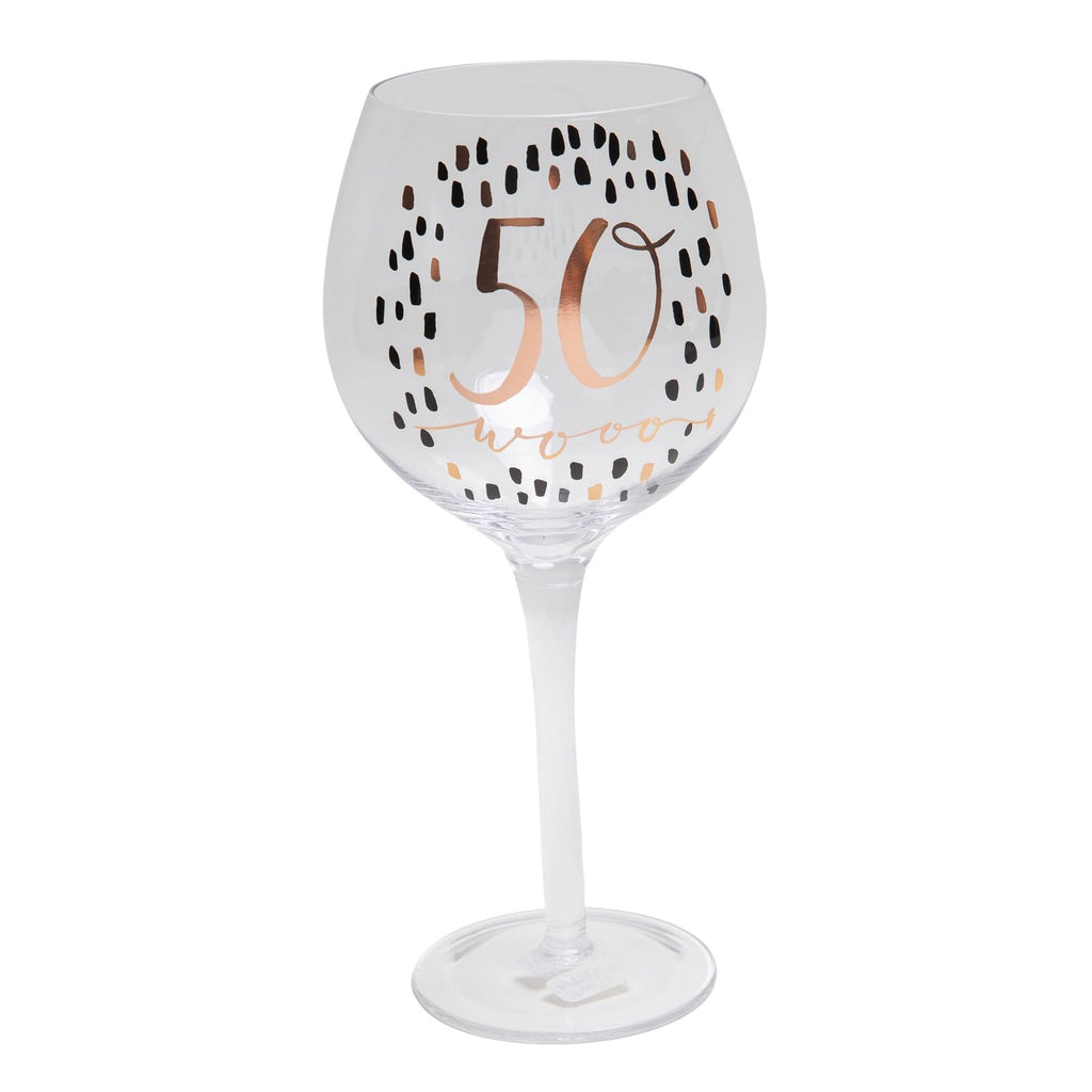 50th Gin Glass